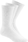 Wigwam King Cotton Crew 3 Pack P2801 Thick Socks, White - Large