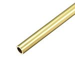 uxcell Brass Round Tube, 300mm Leng