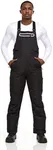 Arctic Quest Mens Insulated Snow and Ski Bib Overalls Snow Pants Snowboard Mens Overalls for Fishing, Hunting, Snowmobiling, Rich Black, Small