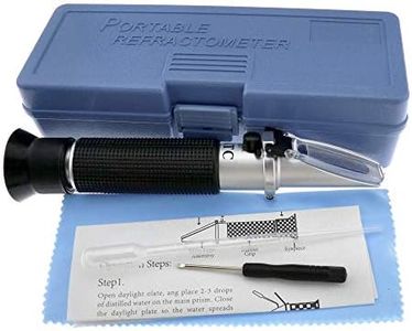 Aluminium Refractometer Salt Salinity 0~10% Marine Water Test for Tank Aquarium