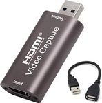 BlueAVS HDMI to USB Video Capture Card 1080p 60fps Record via DSLR Camcorder Action Cam