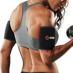 Fitru Arm Trimmers - Exercise Wraps for Arms - Sauna Compression Neoprene Sleeves - Workout Accessory for Women & Men - Thermal Non-Slip Bicep Spot Trimmer - 4 Sizes For Precise Fit