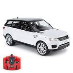 CMJ RC Cars Officially Licensed Remote Control Range Rover Sport in 30CM Size 1:14 Scale in White Colour