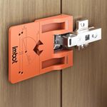 SNAPPSY 2Pcs Cabinet Door Hinge Jigs Sturdy Carpenter Tool Alignment Auxiliary Tools