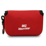 MegaGear MG804 Ultra Light Neoprene Camera Case compatible with Fujifilm FinePix XP140, XP130, XP120, XP90 - Red