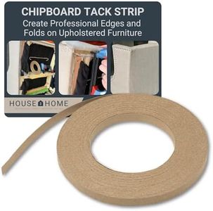 House2Home Upholstery Tack Strip, 1/2 Inch x 20 Yard Roll, Great for Making Professional Edges on Furniture, Couch, Chair, and Sofa, Includes Instructions