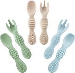 PandaEar 6 Pack Silicone Baby Spoon