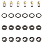 6Set Fuel Injector Service Repair Kit for Toyota Corolla Matrix 1.8L 09-15 23250-0T020 23250-0T010 Prius 1.8L Camry RAV4 Sienna 2.5L 23250-36010 23250-37020