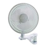 Lasko 6" Clip Fan - White - household fans (White)