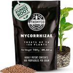 DYNOMYCO Mycorrhizal Fungi Inoculant, 750g/26.5oz – Boosts Root Growth, Yields & Nutrient Uptake – 900 Propagules/g, Concentrated Granules, & OMRI Compliant – Seed Starter Soil Mix Compatible