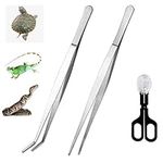 HFBlins Reptile Feeding Tongs Long 