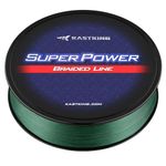 KastKing SuperPower Braid Fishing Line, Moss Green, 25LB/0.22mm/(1000M/1094 Yds)