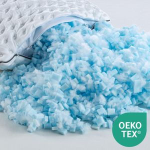 BedStory Shredded Memory Foam Pillows, Pack of 2 – Cooling, Hypoallergenic, 50x75cm