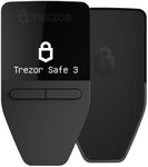 Trezor Safe 3 - Passphrase & Secure Element Protected Crypto Hardware Wallet - Buy, Store, Manage Digital Assets Simply and Safely (Cosmic Black)