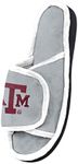 FOCO Men's NCAA College Team Logo Memory Foam Adjustable Slide Slippers