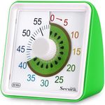 Secura Brands 60-Minute Visual Timer, Timer for Kids, Classroom Timer, Countdown Timer for Adults, Time Management Tool for Teaching (Green)