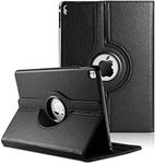 ZUSLAB iPad 5/6 / Air 2 PU Leather Smart Stand Cover Case (2016/2017/2014) - Black