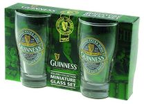 Guinness Green Collection Mini Pint Glass, Set of 2 - Shot Glass Size