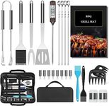 PADFURN 25PCS BBQ Grill Tools Set w