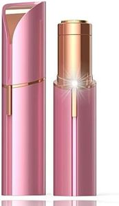 Facial Hair Removal for Women - USB Rechargeable Painless Hair Remover With LED Light for Face, Peach Fuzz, Upper Lip, Chin, Body (Rose Gold)