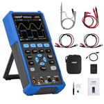 OWON Oscilloscope HDS242s 3 in 1 Universal Test Instrument, Professional Handheld Digital PC Oscilloscope,20000 Counts Digital Multimeter, with Lithium Battery(40 MHz + 2CH+ 1CH Waveform Generator)
