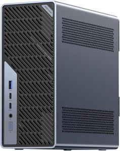 MINIS FORUM MS-02 Ultra Mini PC, Core Ultra 9 285HX Prozessor (24C/24T bis 5,5 GHz) und Intel Graphics, 32GB DDR5/1TB NVMe SSD, HDMI/USB4/2 x USB4 V2, 2x25G SFP+, 10G RJ45, 2.5G RJ45, PCIe 5.0 x16