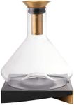 RBT Wine Decanter with Sediment Strainer and Aerator, Enhance Flavor and Clarity