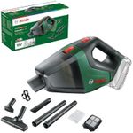 Bosch Home and Garden Cordless Vacuum Cleaner UniversalVac 18 (without battery, 18 Volt system, in carton packaging), Green