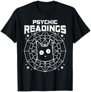 Psychic Readings Cat Tshirt Fortune Teller Spiritual Reader T-Shirt