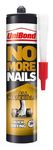 UniBond No More Nails All Materials Quick Drying Construction Adhesive, All Materials Grab Adhesive, High Strength Adhesive Bonding, No Nails Required, White, 390 g Cartridge