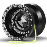 LESHAREYoyo Non-Responsive Pro X3 for Advanced yoyo Players Includes Responsive yoyo for Beginners Aluminum Yoyo for Kids + 5 yoyo Ropes + Gloves + User Instructions