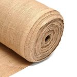 5m Hessian Fabric – Textured Burlap Jute Sack Material– 72” Inch Wide, 183cm Wide, 10oz 225GSM –Fabric for School Boards, Gardens, Table Runners, Arts & Crafts – by Discount Fabrics