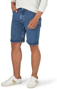 Lee Men's Regular Fit Denim Short, Pepper Stone, 38