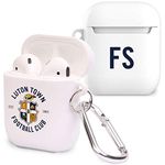 Personalised Luton Initials AirPod Case Enclosure Compatible with 1st Generation AirPod Cases