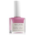 NAILKIND Pink Nail Polish - Rosé Rosé - Pearlescent Pink High-Gloss Nail Varnish - Vegan Nail Lacquer - Peta Certified Cruelty Free - Quick Drying Long Lasting - Chip Resistant Manicure - 8ml