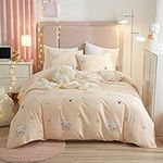 Cute Puppy Print Kids Girls Bedding