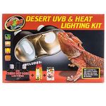 Zoo Med Desert UVB and Heat Lighting Kit , Red