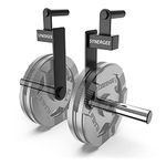 Synergee Compact Farmer Walk Handles – Pair of Loaded Carry Handles – 7 lbs Per Handle – Full-Body Functional Exercise Equipment - Strongman Workout Gear