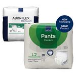 Abena Pants Premium Pull-Up Incontinence Pants, Eco-Labelled Incontinence Pants for Men & Women, Discreet, Protective, Breathable, Comfortable, Large 2, 100-140cm Waist, 1900ml Absorbency, 15PK