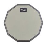 Stagg TD-08R Ten-Sided Desktop Practice Pad For Silent Stick Practice - 8"