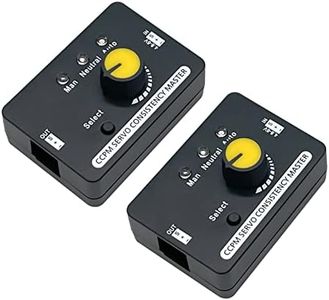 2Pack RC Servo Tester Centering Tool ESC Motor Checker Built in BEC 3CH High Precision for Airplanes Remote Control Models