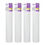 Drywall Master Rendering Render Mesh 50sqm 160g/m2 Coverage 4x4 mm, Fibreglass Alkaline Resistant Reinforcing Mesh, Plastering Crack Repair (Pack of 4)