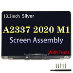 Areiliya Screen Replacement for MacBook Air 13.3" A2337 2020 Year EMC 3598 Retina Full LCD Display Assembly 2560x1600 (Silver)