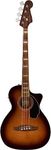 Fender Acoustic Bass Guitar, 4-String, Kingman V2 with Fishman Bass Acoustic Guitar Pickup with Tuner, Equalizer and Phase Control, Shaded Edge Burst
