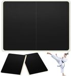 Jecery Rebreakable Punching Board Rebreakable Boards Martial Arts Taekwondo Karate MMA Ninja Training Practice EVA Boxing Equipment Karate Breaking Board for Kids Adults(Black - X-Heavy)