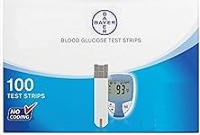 Bayer Blood Glucose 100 Test Strips