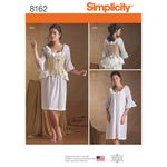 Simplicity 8162 Women's 18th Century Undergarments Historical Costume Sewing Pattern, Sizes 14-22