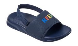 Reef Boys Little One Slide Flip-Flop, Reef Multi, 9-10 Big Kid US