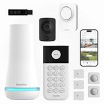 SimpliSafe 10 Piece Wireless Home Alarm System with Motion Sensor, HD Security Camera and Outdoor Siren - Home Security Systems with Optional Monitoring and No Contracts