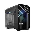 Fractal Design Torrent Nano RGB Black - Light tint tempered glass side panels - Open grille for maximum air intake - 180mm RGB PWM fan included - Type C - mITX Airflow Mini Tower PC Gaming Case